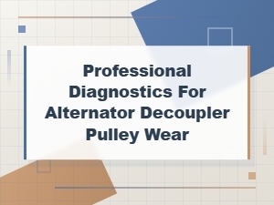 Professional Diagnostics for Alternator Decoupler Pulley Wear – Preventive Maintenance Guide